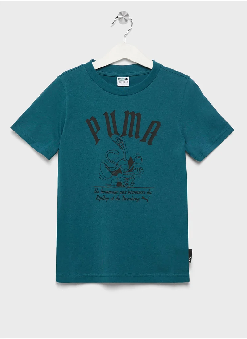 PUMA Youth Graphic Super Break T-Shirt