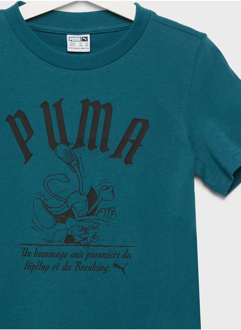 PUMA Youth Graphic Super Break T-Shirt