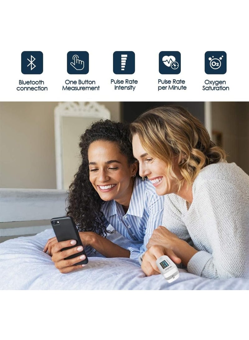 Bluetooth Fingertip Pulse Oximeter – Portable Oxygen & SpO2 Monitor for Daily Health Tracking - Image 3