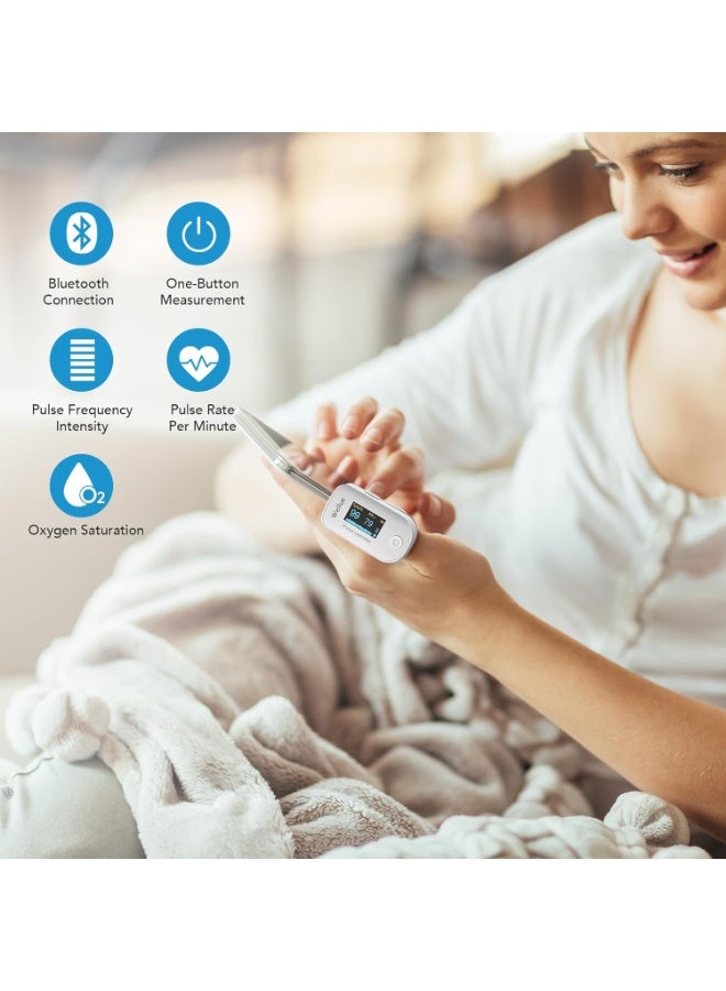 Bluetooth Fingertip Pulse Oximeter – Portable Oxygen & SpO2 Monitor for Daily Health Tracking - Image 4
