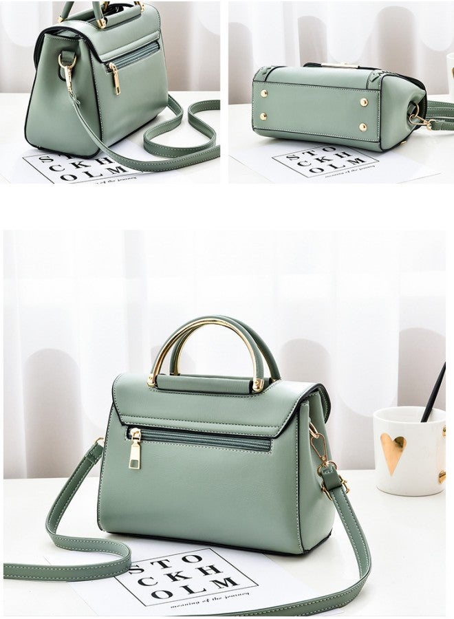 WAOKN Women's Popular Shoulder Bag, Ladies New Elegant Crossbody Bag Sling Bag, Versatile Simple Small Square Bag Gift Bag，Popular Messenger Bag Women's New Single Shoulder Messenger Bag(Green) - Image 2