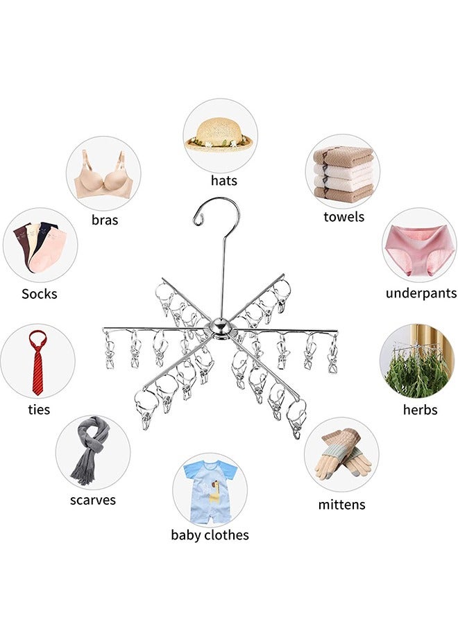 Foldable Clip Hangers with 24 Drying Clips  - Image 5