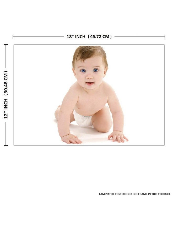 MANIAL HD Smiling Baby Wall Poster for Pregnant Women, Room Decor (300GSM Thick Paper, 12x18-Inch, Gloss Laminated, Multicolour) - Image 2