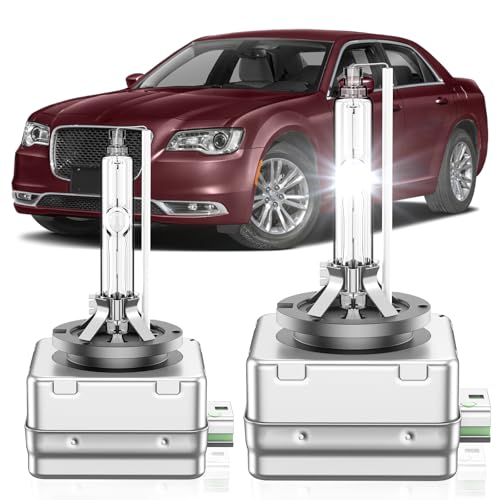 SENROBO Fit for Chrysler 2011-2024 300C 300S 2015-2017 200C 200S 2017-2020 Pacifica Minivan 2020-2024 Voyager Minivan D3S HID Xenon Headlight Bulbs, High Low Beam Light Bulb, 6000K White, Pack of 2 - Image 1