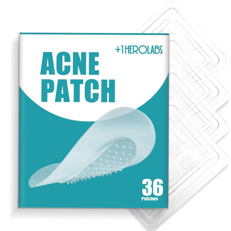 +1HEROLABS Microdart Acne Patch (36 Patches) - Hyaluronate Acid & Salicylic Acid Hydrocolloid Pimple Patch for Deep, Early and Hidden Blemishes (36 Count (Pack of 1)) - Image 1