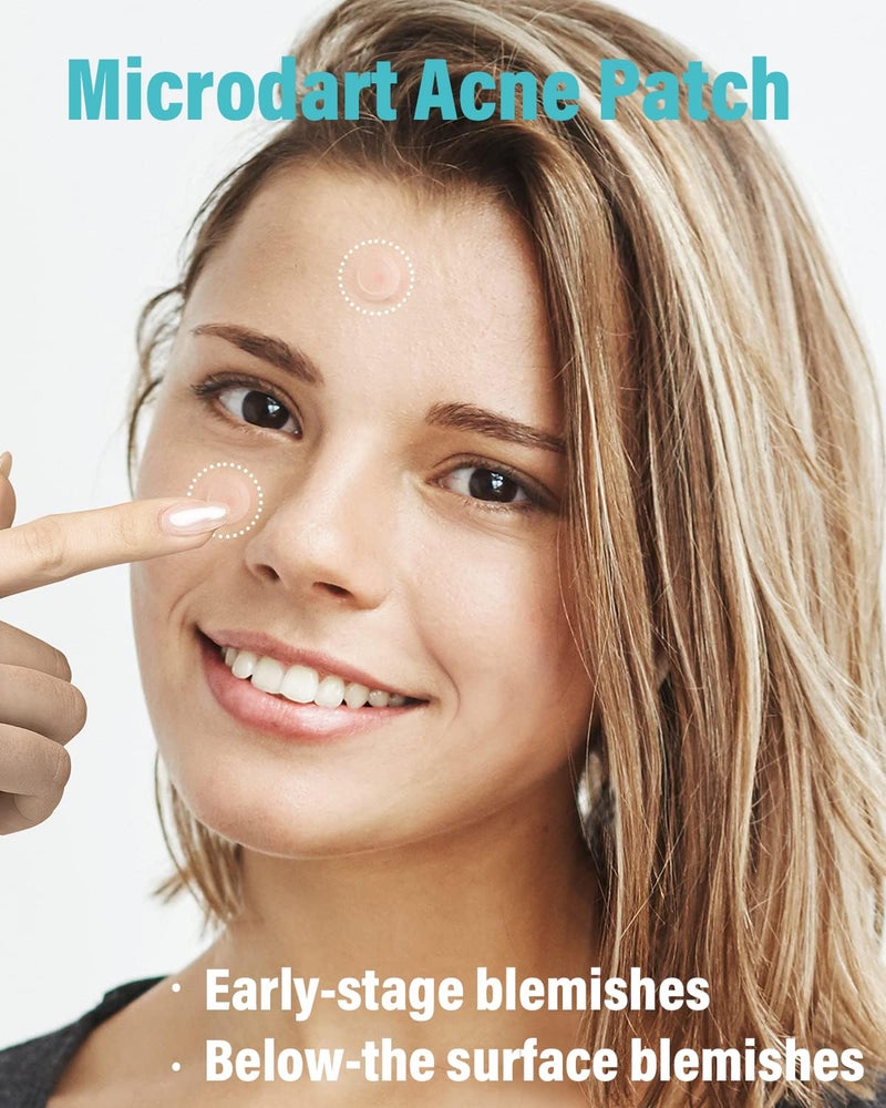 +1HEROLABS Microdart Acne Patch (36 Patches) - Hyaluronate Acid & Salicylic Acid Hydrocolloid Pimple Patch for Deep, Early and Hidden Blemishes (36 Count (Pack of 1)) - Image 5