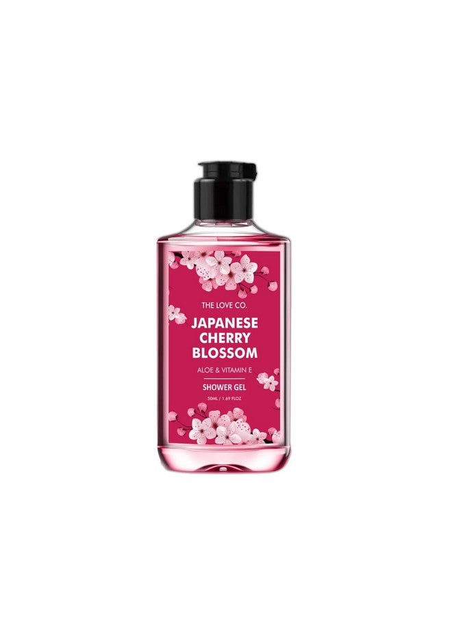 THE LOVE CO. Japanese Cherry Blossom Gift Collection| Indulge In Travel Pack Shower Gel, Body Lotion & Shampoo | Ideal Birthday & Special Occasion Hamper - Pack Of 3  - Image 2