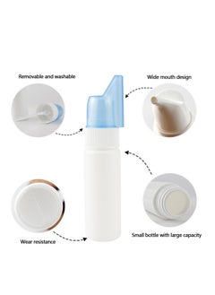 Generic 5 Pack Refillable Nasal Spray Bottles for Saline Solution Portable Plastic Mist Sprayers 70ML Reusable Containers for Rhinitis  - Image 2