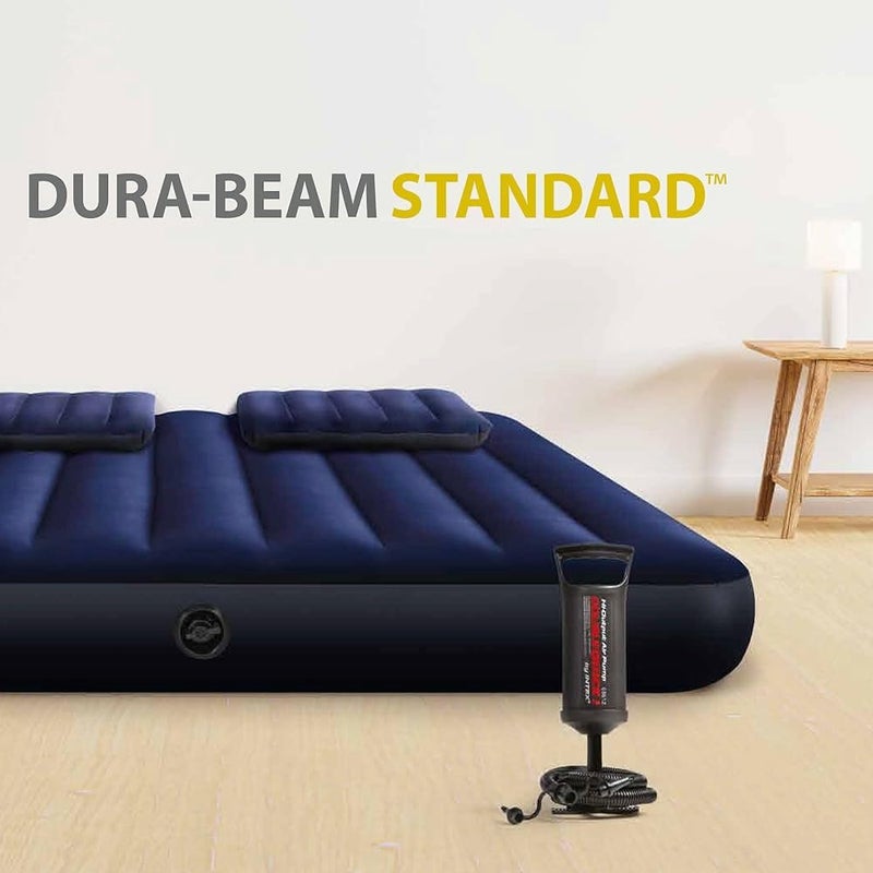 VWretails VWretails PVC Dura-Beam Standard Downy Air Mattress 10" Queen w/Hand Pump (Multicolor) - Image 4