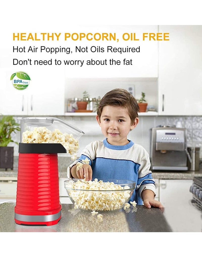 Electric popcorn machine, household mini hot air popcorn machine with measuring cup and top cover, suitable for family gatherings - Image 5