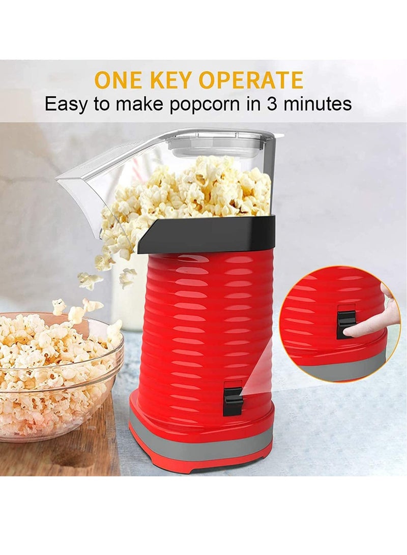 Electric popcorn machine, household mini hot air popcorn machine with measuring cup and top cover, suitable for family gatherings - Image 4