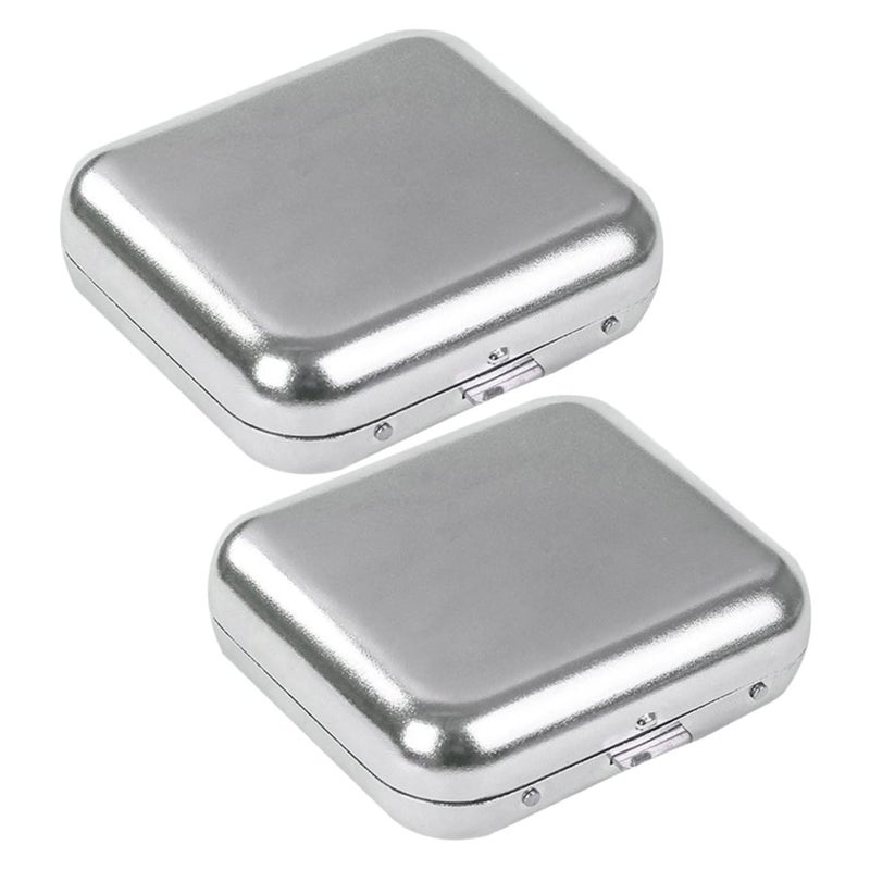 Stainless Steel Portable Mini Ashtray With Lid 2 Pack For Car Travel Outdoor - Image 2