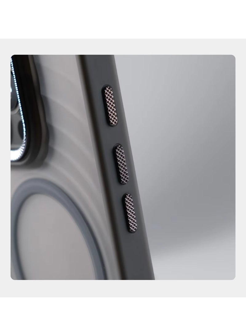 Magnetic Translucent Matte Case for iPhone 14 Pro – Slim Shockproof Hard Bumper Cover [Compatible with MagSafe], Thin Protective Design - Image 3