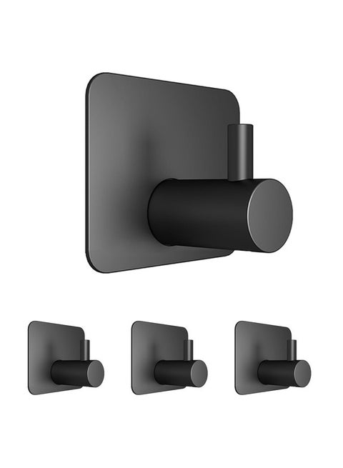 Bathroom hooks, self-adhesive hooks, hangers, kitchen towels, bathroom towel racks, 4 pieces