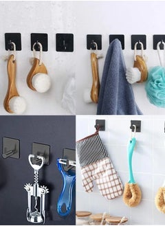 Generic Bathroom hooks, self-adhesive hooks, hangers, kitchen towels, bathroom towel racks, 4 pieces  - Image 4