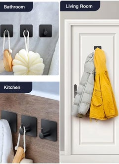 Generic Bathroom hooks, self-adhesive hooks, hangers, kitchen towels, bathroom towel racks, 4 pieces  - Image 5
