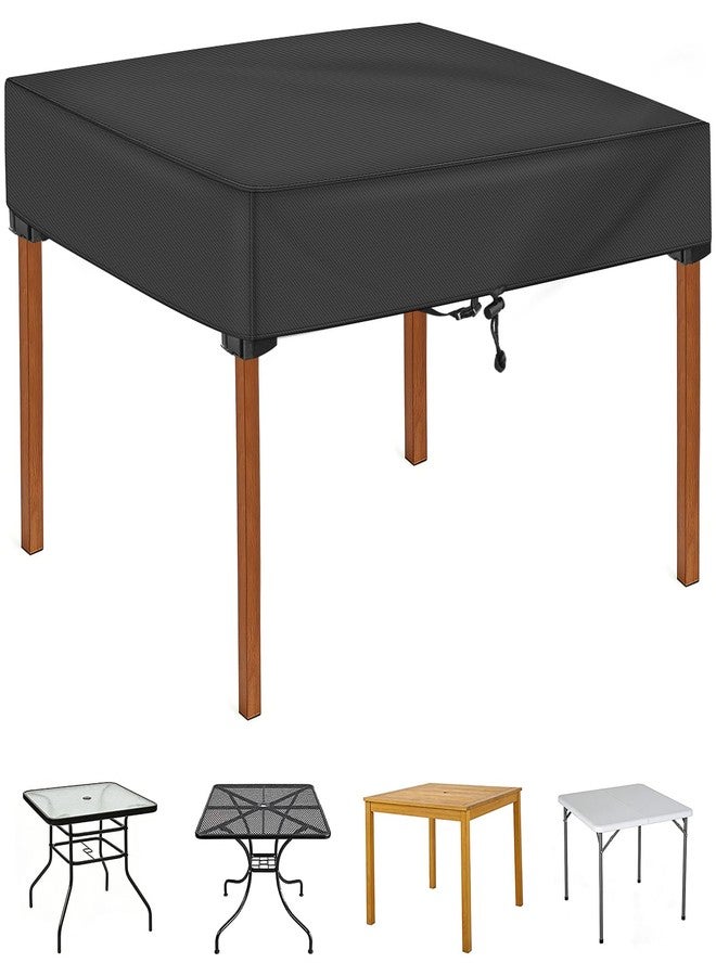 TOHONFOO Square Patio Table Cover - Waterproof Anti-UV Patio Table Cover - Outdoor Table Cover 36" L x 36" W x 6" H - Image 1