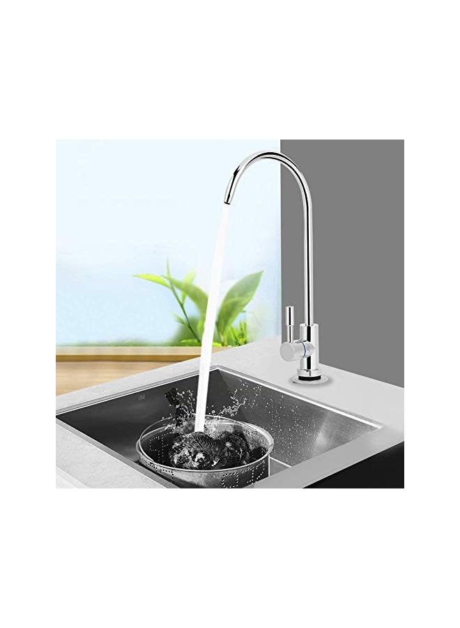 Water Faucet, Mini Swan Neck Drinking Water Filter Tap Reverse Osmosis Purifier Filtration Drinking Water Filter Faucet - Image 5