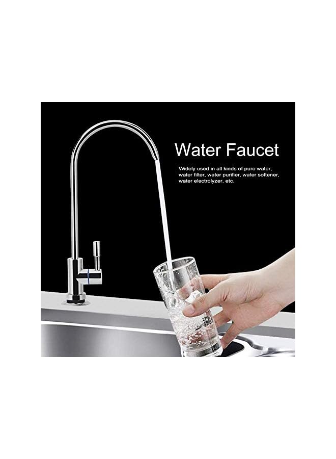 Water Faucet, Mini Swan Neck Drinking Water Filter Tap Reverse Osmosis Purifier Filtration Drinking Water Filter Faucet - Image 3