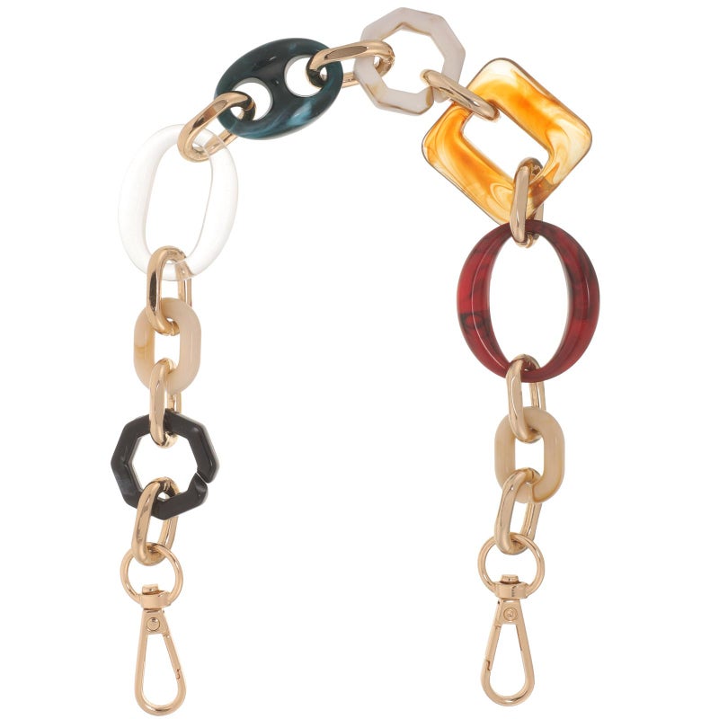 STOBOK Bag Chain Handbags Chain Strap for Purse Wallet Handle Bag Strap Purse Chain Bag DIY Chain Wallet Chain Bag Decorative Chain Bag Making Supply Wallet Strap Tote Bag Acrylic Alloy - Image 1
