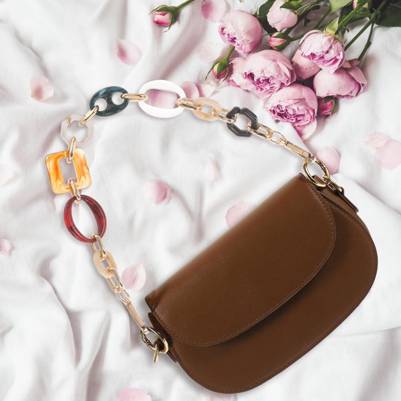 STOBOK Bag Chain Handbags Chain Strap for Purse Wallet Handle Bag Strap Purse Chain Bag DIY Chain Wallet Chain Bag Decorative Chain Bag Making Supply Wallet Strap Tote Bag Acrylic Alloy - Image 4