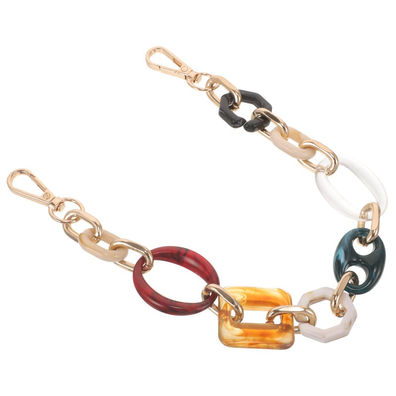 STOBOK Bag Chain Handbags Chain Strap for Purse Wallet Handle Bag Strap Purse Chain Bag DIY Chain Wallet Chain Bag Decorative Chain Bag Making Supply Wallet Strap Tote Bag Acrylic Alloy - Image 3