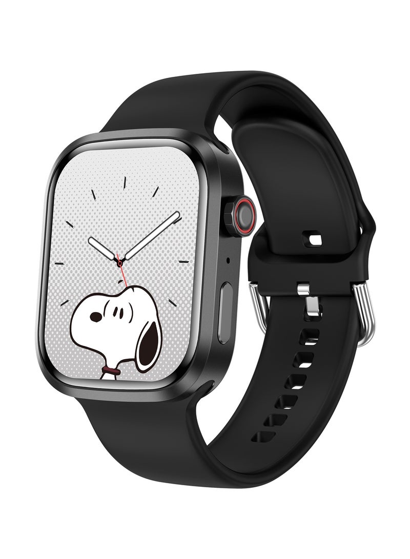 AROAQ Zero 90 Smart Watch, IP67 Waterproof NFC Bluetooth Health Monitoring Watch, 2.3" HD Display 280mah Large Capacity Battery Smart Fitness Watch with Multiple Sports Mode, (Black) - Image 1