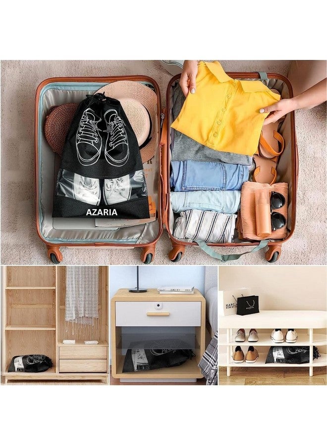 Azaria Shoe Bag for Travel & Storage 5Pcs Shoe Bags Pouches Travel | Shoe Cover for Travelling | Travel Organizer for Women & Men | Shoes Cover Bag |Travel Accessories Shoe Organizer (5 pcs Shoe Bag) - Image 3