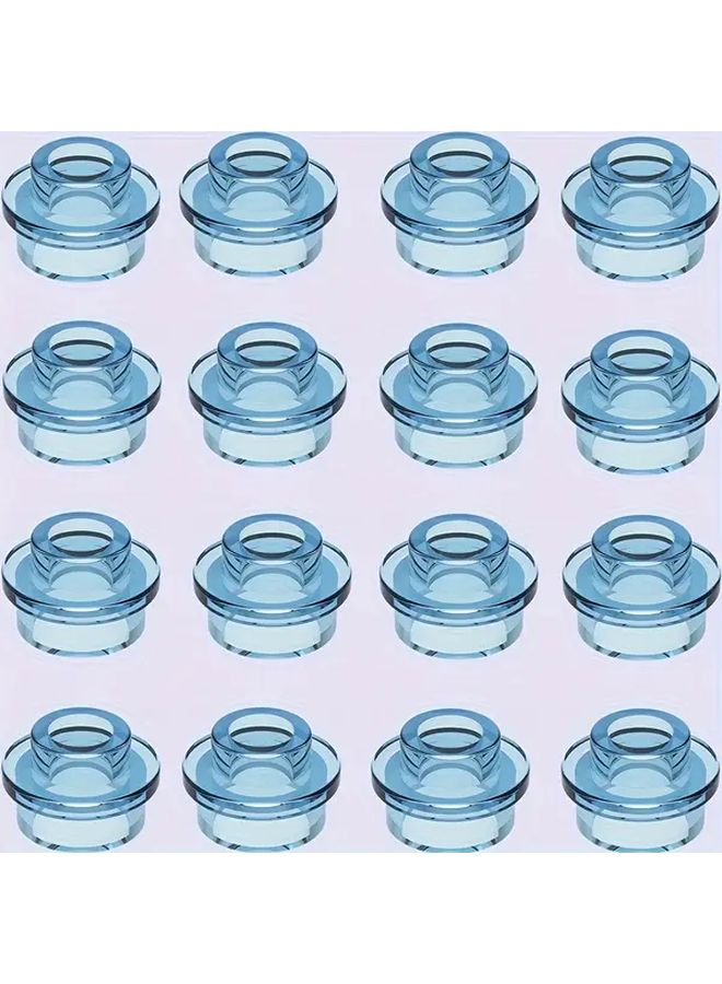 Transparent Dark Blue Base 15 Pcs Mini Plant Seaweed Building Blocks DIY Farm Vegetable Scenes Compatible Toys Christmas Birthday Gifts - Image 1