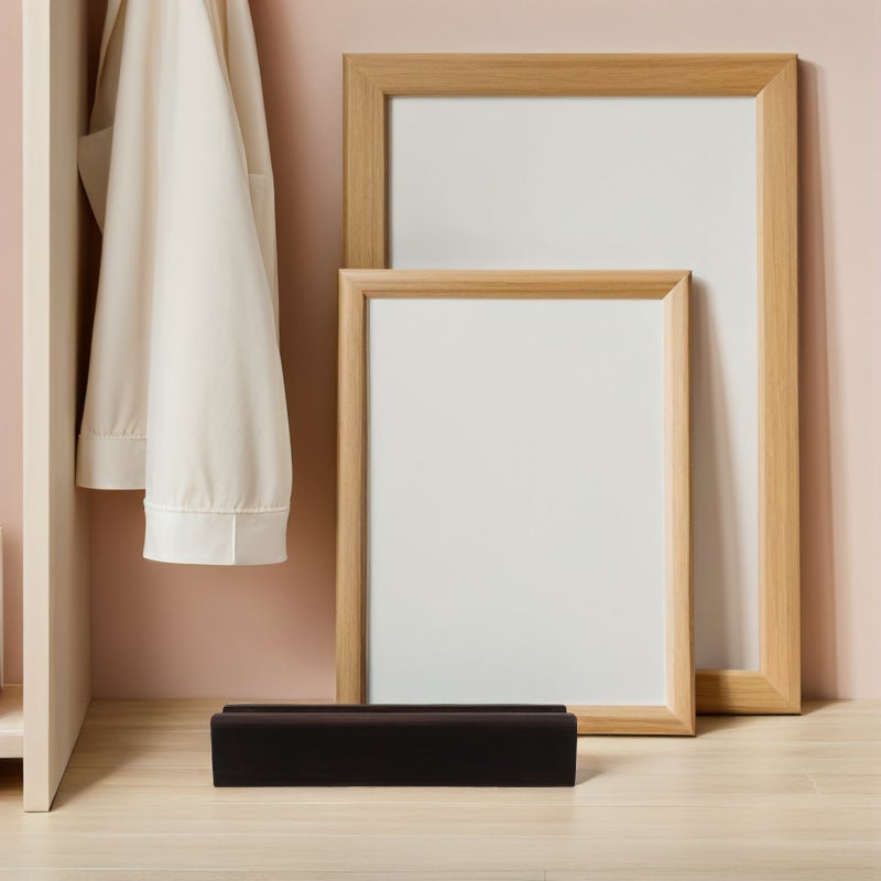Mirror Support Stand: Freestanding Picture Frames Base Bracket Holder for Mirrors Photo Frames Dressing Rooms Home Offices - Image 3