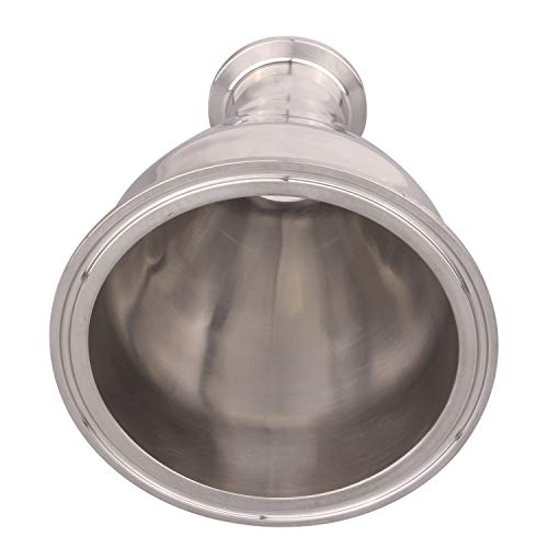 DERNORD Sanitary Fitting Reducer Fitting SUS304 Tri Clamp Ferrule Style 4" Tube OD to 1-1/2" Tube OD - Image 2