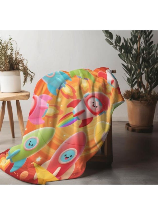 general Wisdom Fairy (latest) flannel thin blanket (warm and comfortable, suitable for sleep, game use, dust and sandproof) 150cm*200cm - 96 - Image 3