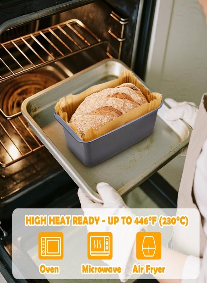 YQL 120PCS Loaf Pan Liners, Non-Stick Disposable Bread Parchment Paper Liners 9x5 for Baking Bread, Pre-formed Rectangle Paper for Bread and Cakes, Air Fryer Liner for Loaf Pan - Image 4