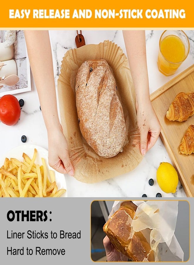 YQL 120PCS Loaf Pan Liners, Non-Stick Disposable Bread Parchment Paper Liners 9x5 for Baking Bread, Pre-formed Rectangle Paper for Bread and Cakes, Air Fryer Liner for Loaf Pan - Image 3