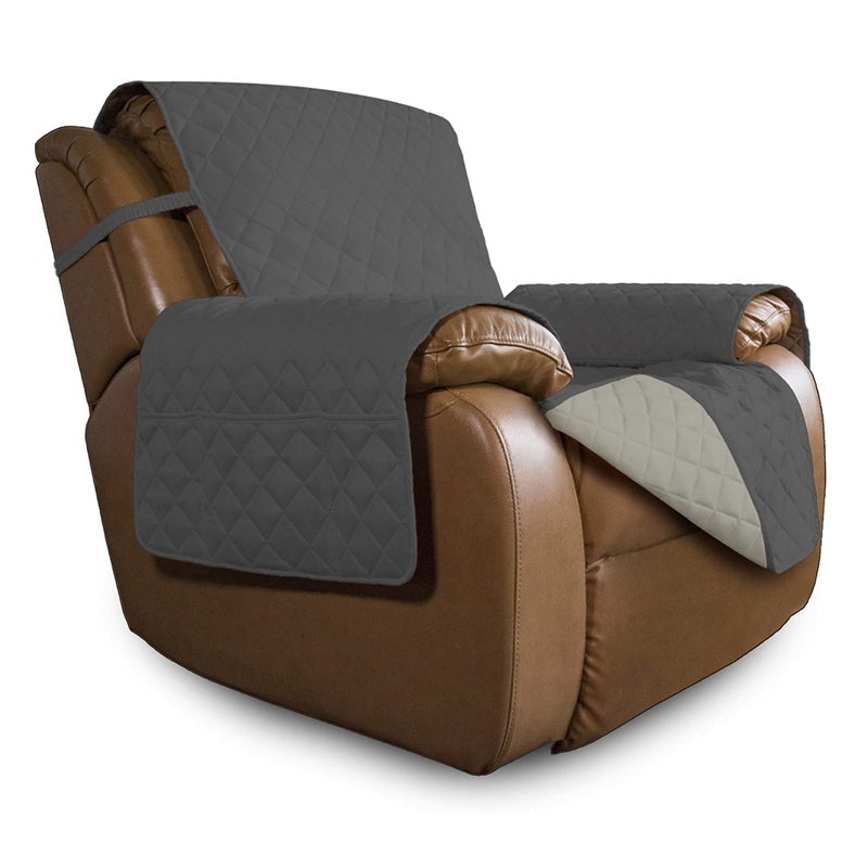 إيزي-جوينج غلاف كرسي كبير الحجم كبير الحجم غلاف الأريكة قابلة للانعكاس غطاء أريكة لوقاية الأثاث المقاومة للماء غرفة المعيش - Image 1