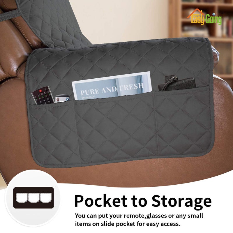 إيزي-جوينج غلاف كرسي كبير الحجم كبير الحجم غلاف الأريكة قابلة للانعكاس غطاء أريكة لوقاية الأثاث المقاومة للماء غرفة المعيش - Image 3