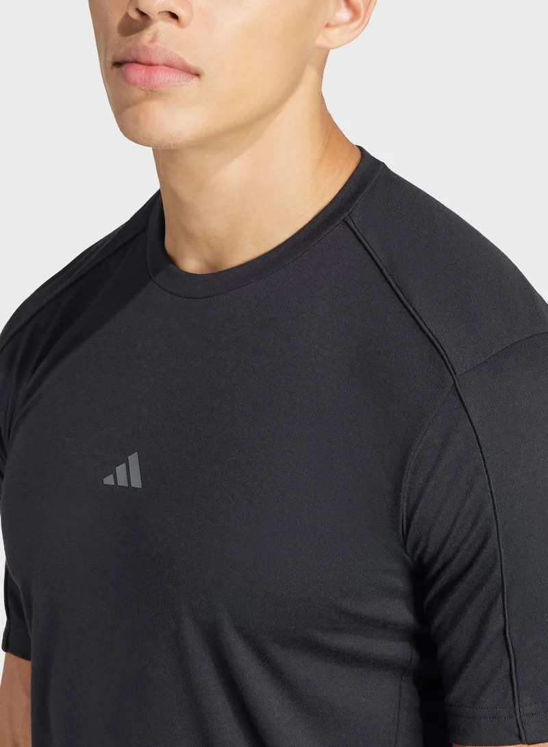 Adidas Logo Yoga T-Shirt