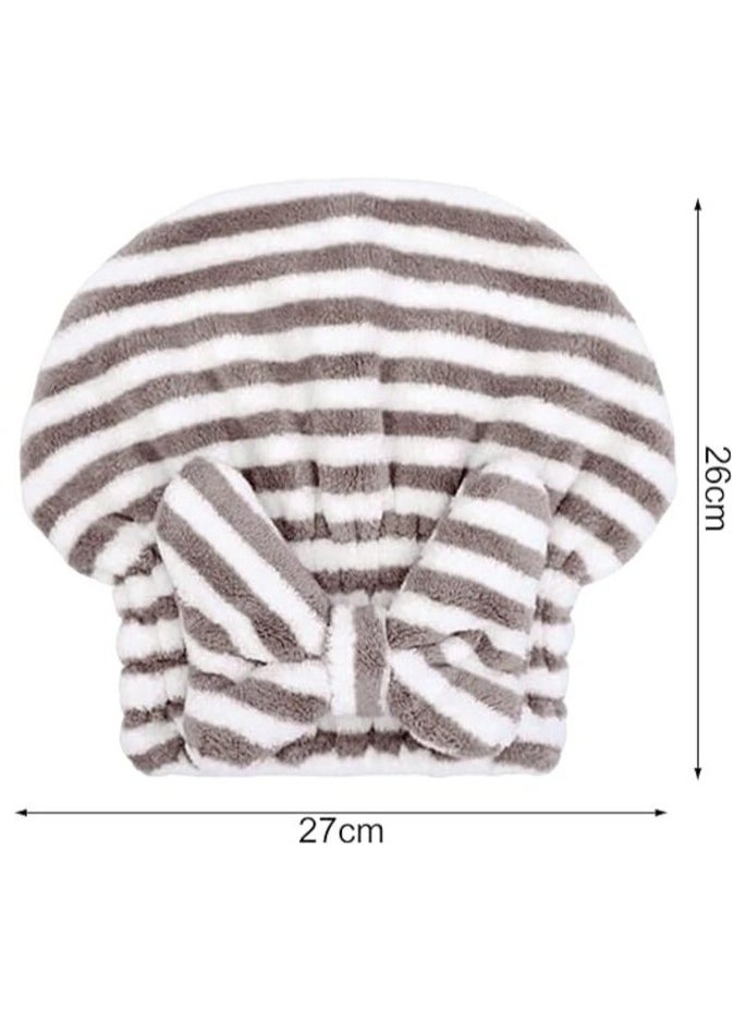 MIRFA Microfiber Hair Drying Towel Cap  - Image 4