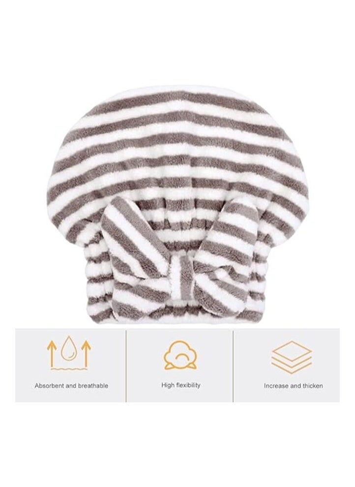 MIRFA Microfiber Hair Drying Towel Cap  - Image 2