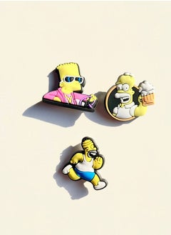 3 Pieces Cartoon Design Broochs