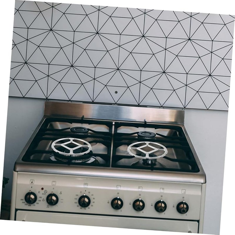 3 قطع حامل قوي للقلاية لموقد الغاز سهل التركيب ثبات للأواني - Image 5