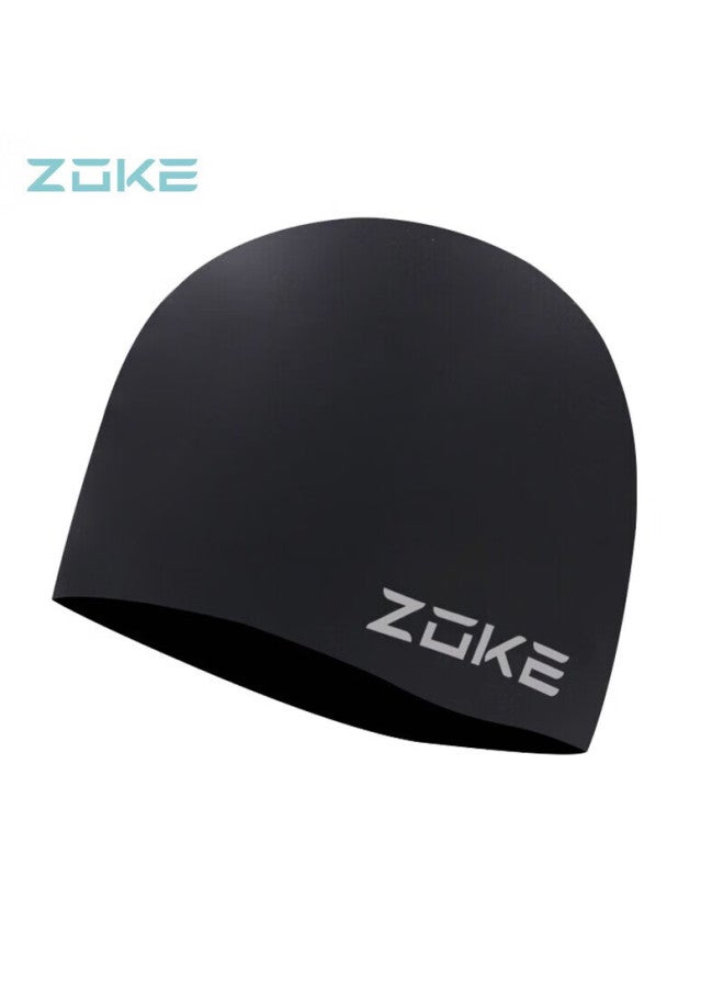 Zoke Silicone Swim Cap, Uni, Comfortable, Waterproof, Non-binding, Solid Color, Versatile, 620503203-1 - Image 4