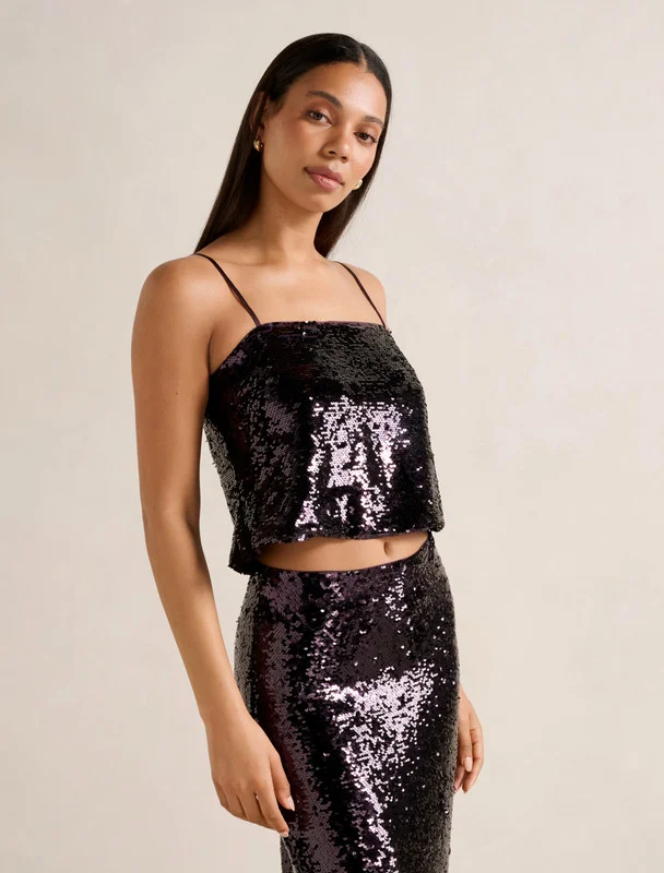 Forever New Nora Sequin Top