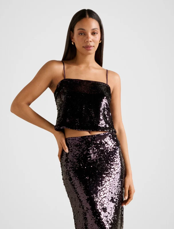 Forever New Nora Sequin Top