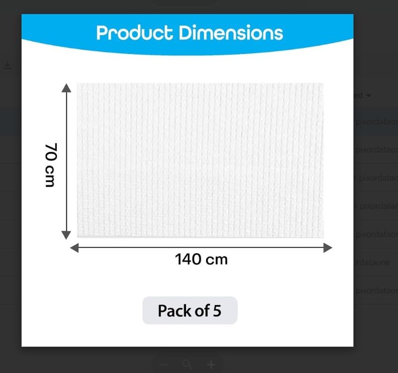 PRIME PICK Disposable NonWoven Cotton Shower TowelsUltra SoftHygienicEcofriendly Bath Towels For Men WomenPerfect For FaceBodyTravelSpaHotelHospitalBeauty ParlorPack Of 580 TCWhite - Image 2