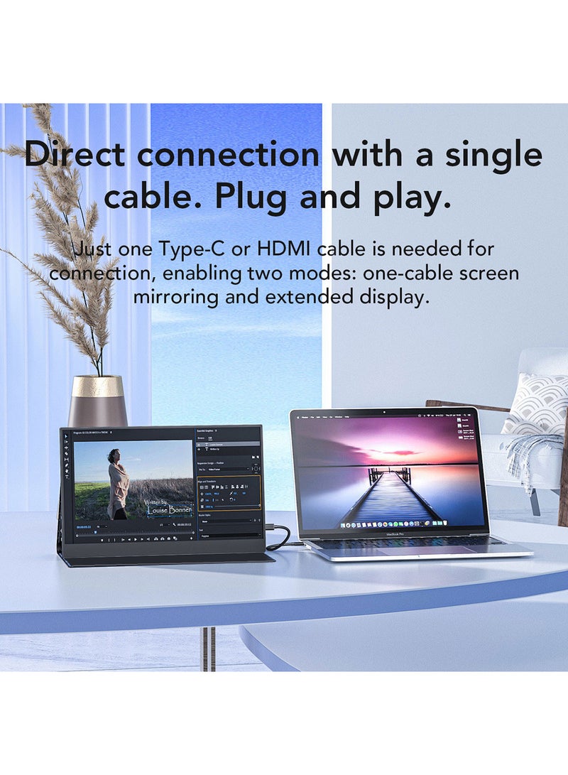 إنجو شاشة ألعاب T156 مقاس 15.6 بوصة - Image 4