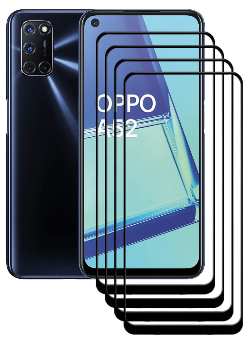 ACLIX 4 Pieces Antistatic ESD Dustproof Premium Quality High Definition Tempered Glass Screen Protector Designed For Oppo A52 - Image 1