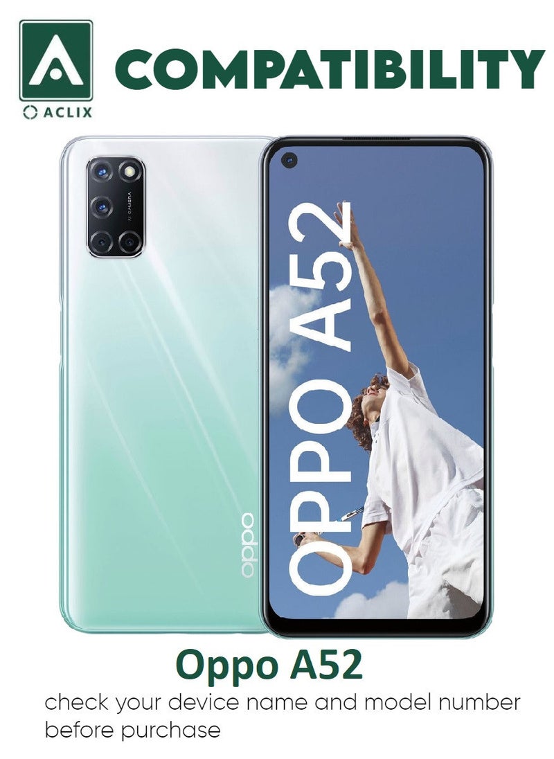 ACLIX 4 Pieces Antistatic ESD Dustproof Premium Quality High Definition Tempered Glass Screen Protector Designed For Oppo A52 - Image 3