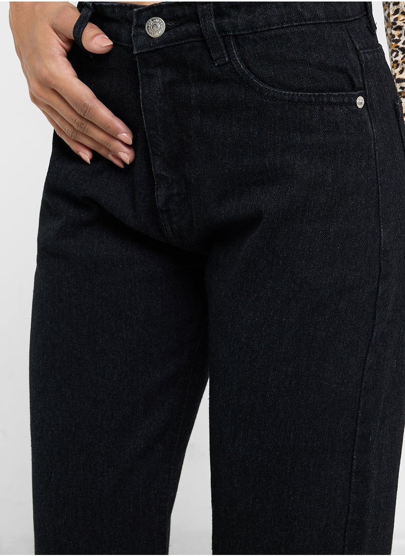Ginger High Rise Staight Fit Jeans  - Image 4