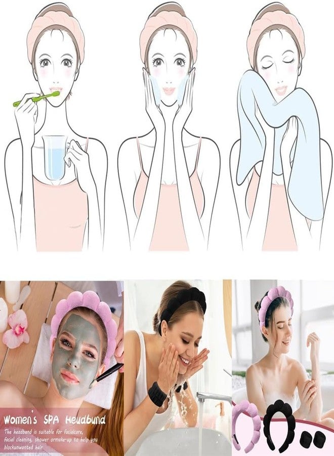 JICOOT Lymphatic Contour Face Brush & Spa Headband Combo for Women | Jawline, Chin & Neck Sculpting | Face Wash Headband with Wrist Bands | Reduces Puffiness, Lifting & Glow | Skincare Tool with Travel Case - Image 4